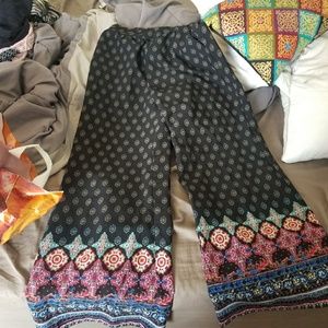 Boho flare pants